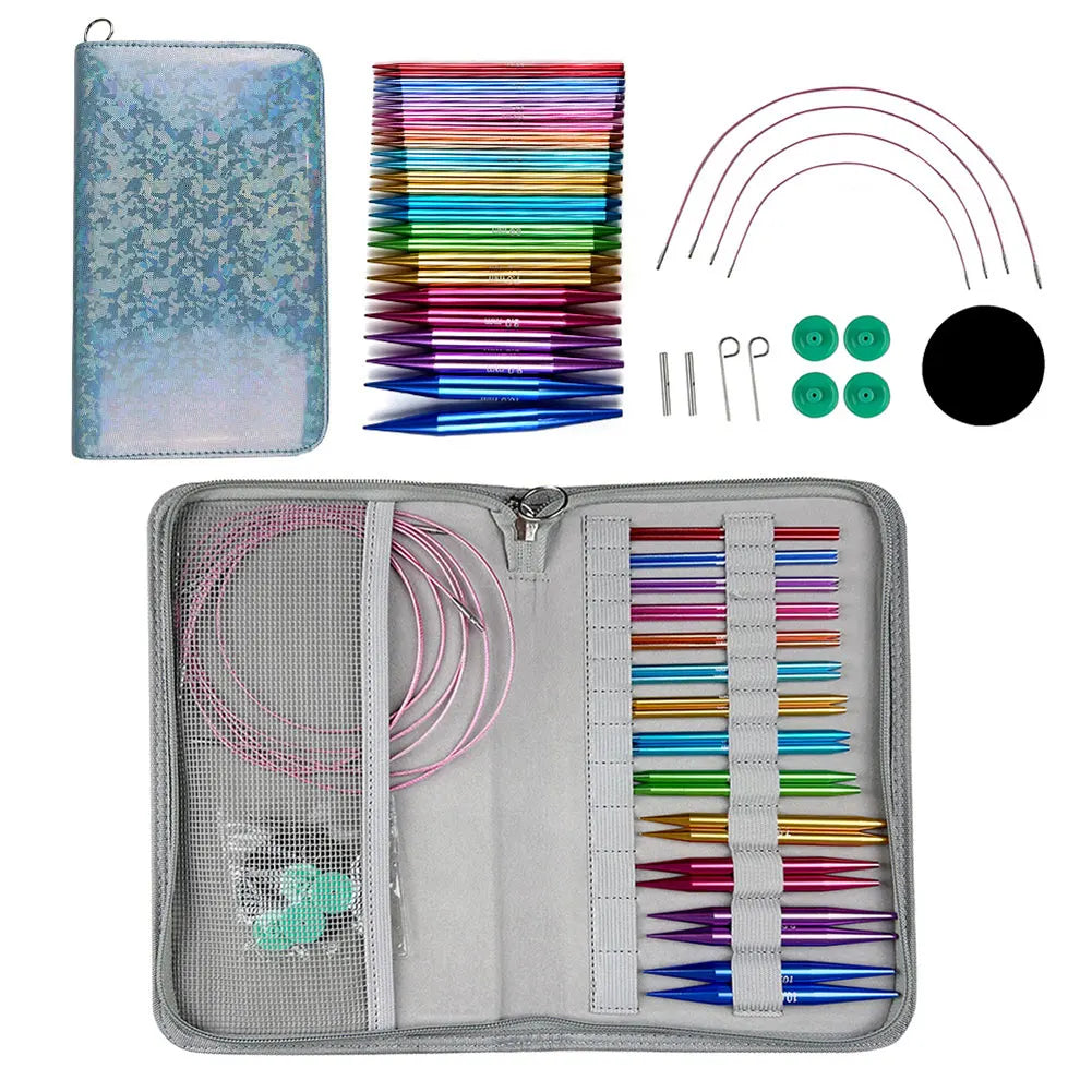 Interchangeable Knitting & Crochet Needle Set Interchangeable Knitting & Crochet Needle Set
