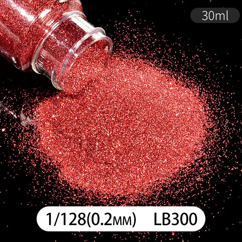 30ml Holographic Glitter For Epoxy Resin Filling Laser Gold Silver Fine Powder Loose Sequins Silicone Mold Tumbler Art DIY Craft