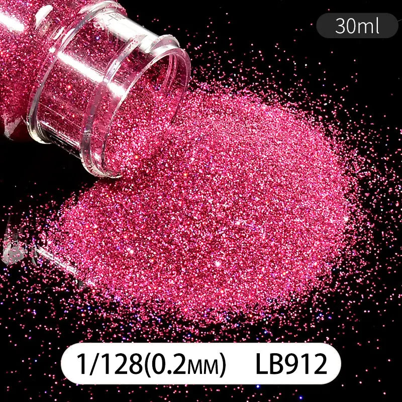 30ml Holographic Glitter For Epoxy Resin Filling Laser Gold Silver Fine Powder Loose Sequins Silicone Mold Tumbler Art DIY Craft