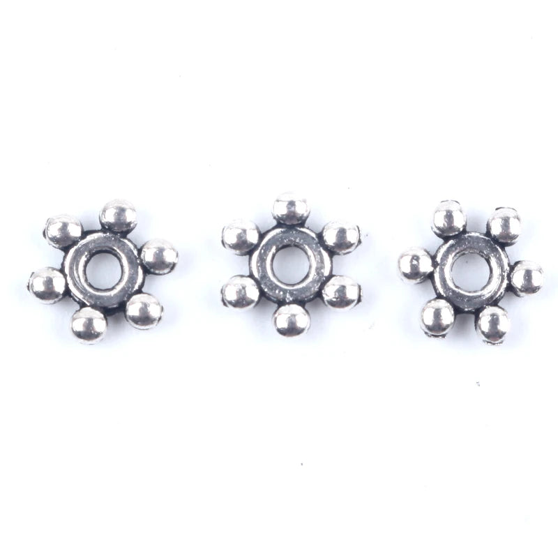 50pcs Gold Rhinestone Spacer Beads