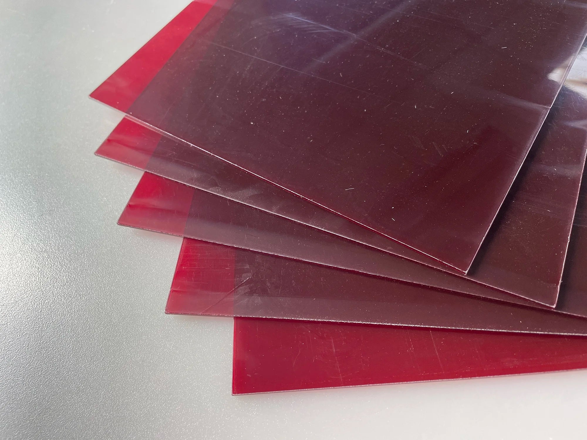 3mm Dark Red Cast Acrylic Sheet