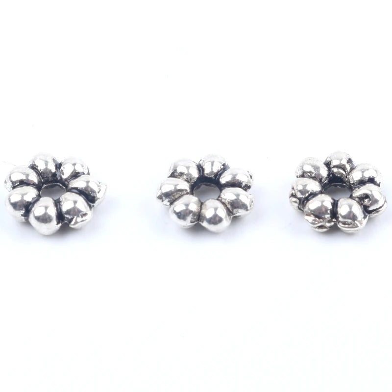 50pcs Gold Rhinestone Spacer Beads