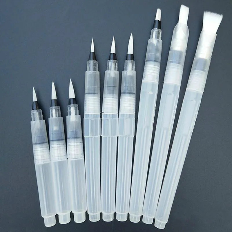 Refillable Water Brush Pen – Soft Tip for Watercolor &amp; Calligraphy