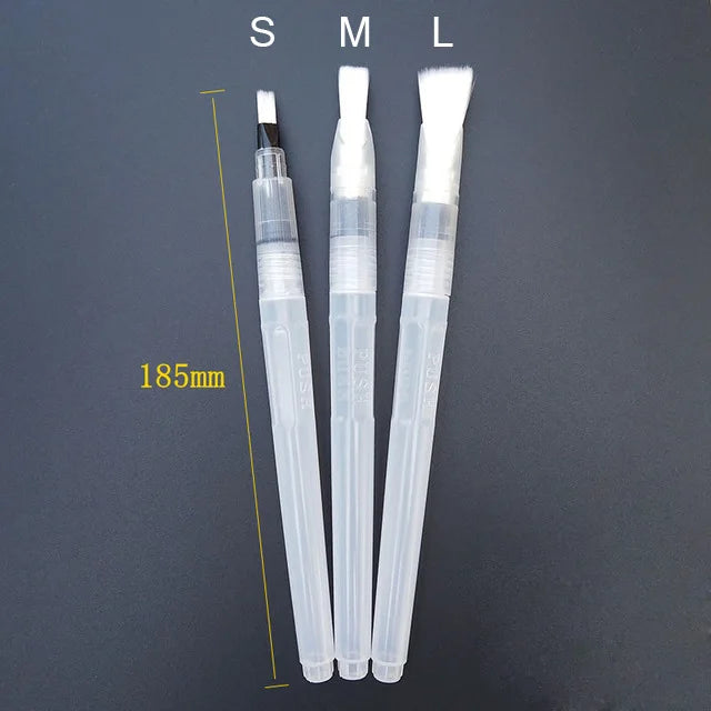 Refillable Water Brush Pen – Soft Tip for Watercolor &amp; Calligraphy