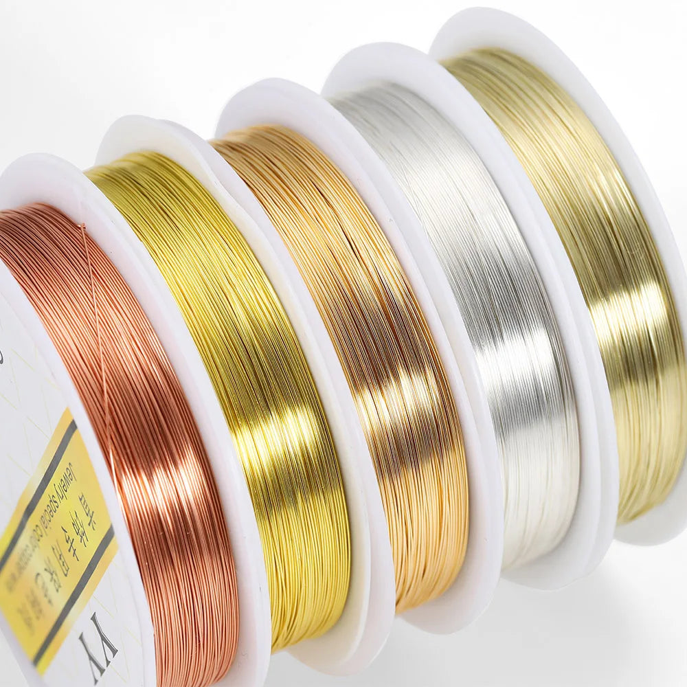Gold Copper Wire Roll for Jewelry Making
