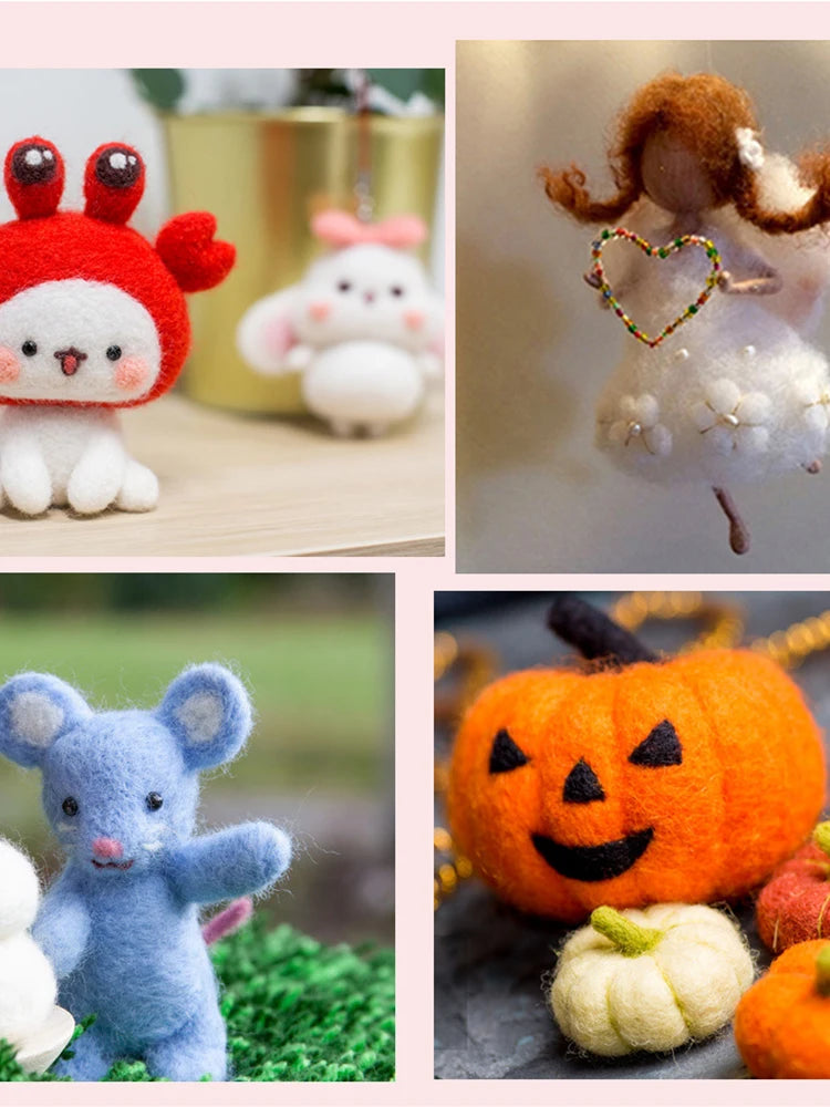 MIUSIE Wool Felting Craft Kit