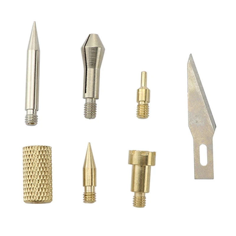 7-in-1 Wood Burning Kit – Adjustable Pyrography &amp; Carving Tool Set (60W/80W)