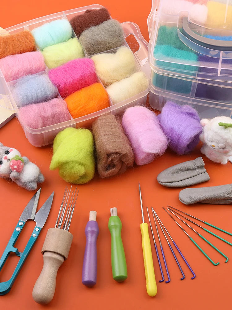 MIUSIE Wool Felting Craft Kit