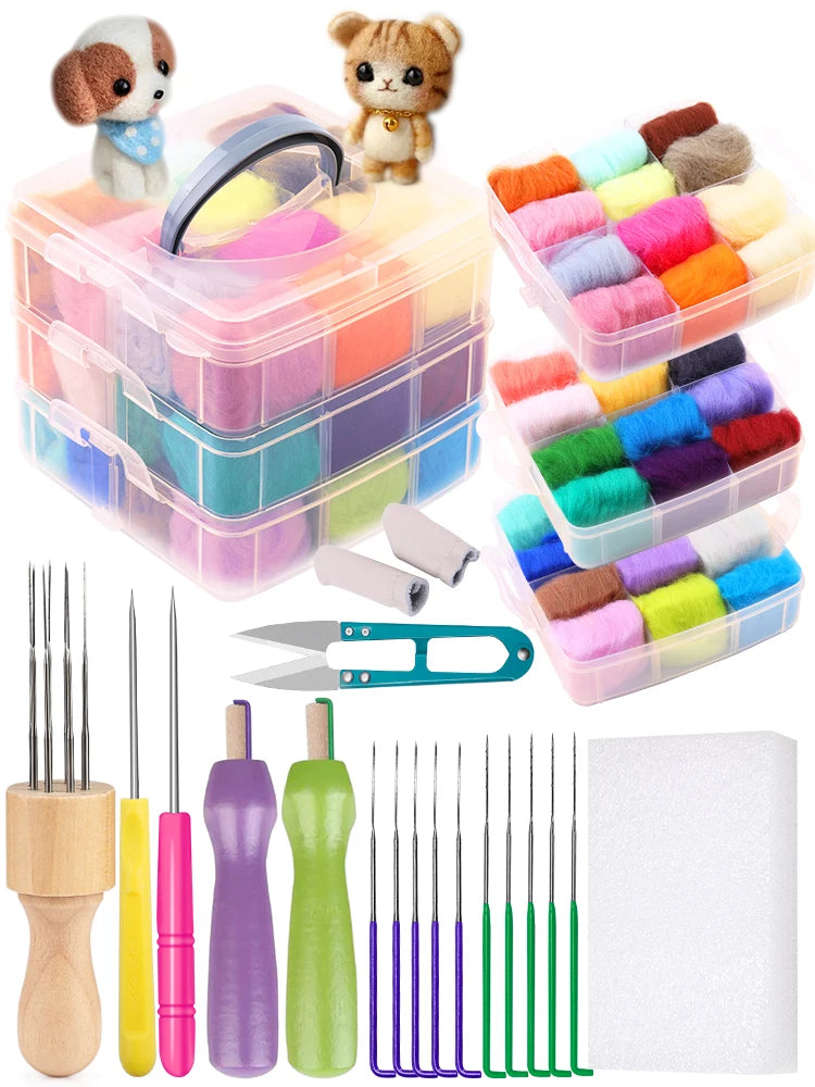 MIUSIE Wool Felting Craft Kit