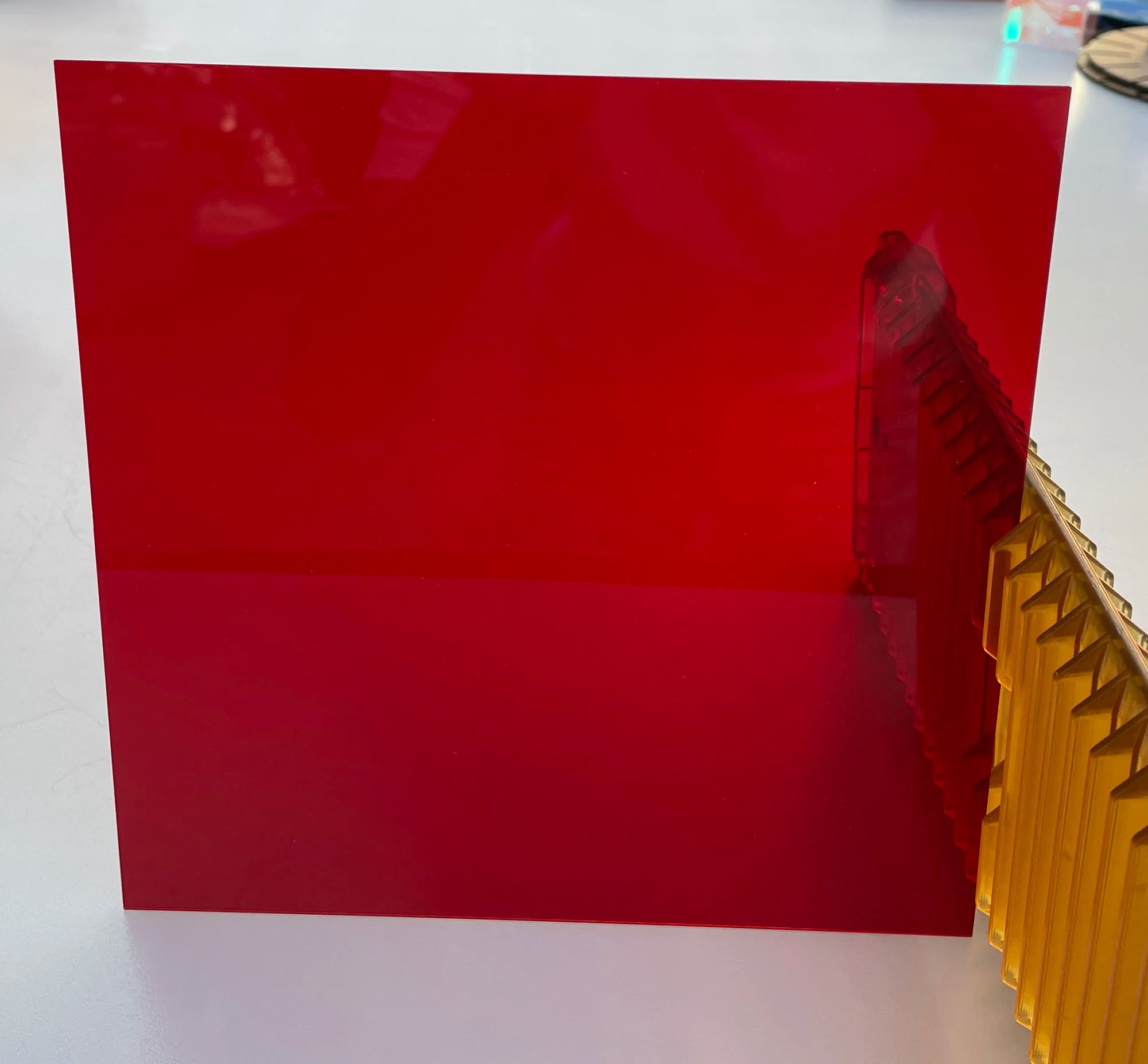 3mm Dark Red Cast Acrylic Sheet