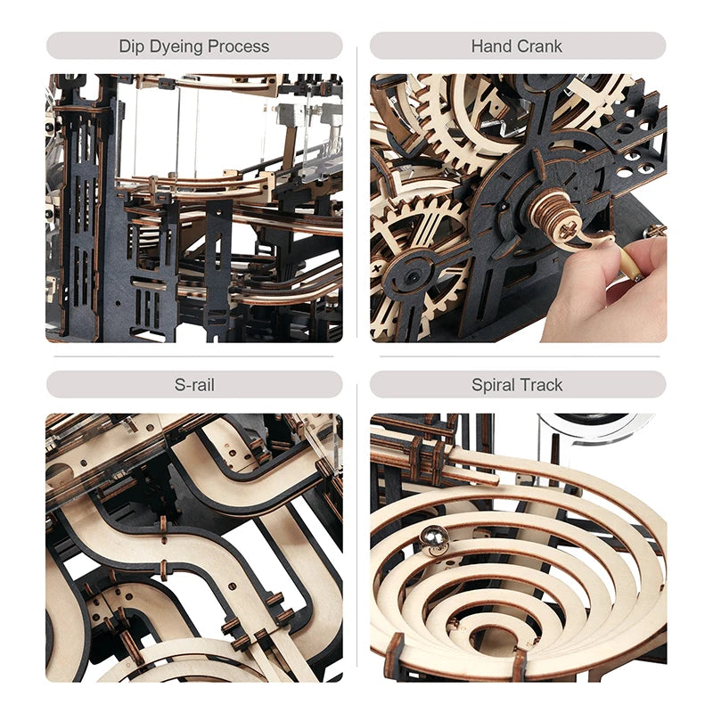 Robotime Rokr Marble Run 3D Puzzle – 5 Models