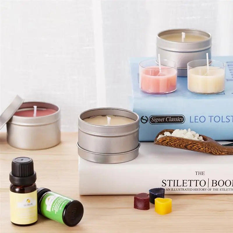 DIY Candle Making Kit with Pouring Pot &amp; Wicks