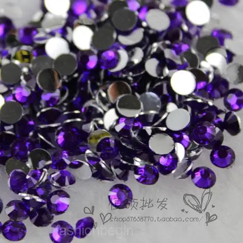 1000p ss6 ss12 ss16 ss20 ss30 Non Hotfix Flatback crystal Rhinestone 3D Nail Art Decoration headwear shoes bag clothes accessory