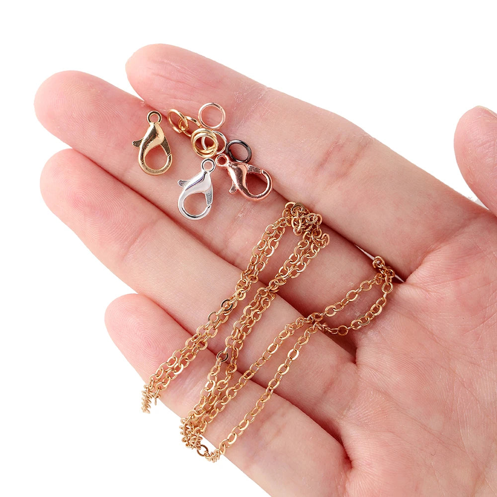 3M Alloy Link Chain with Clasps & Jump Rings
