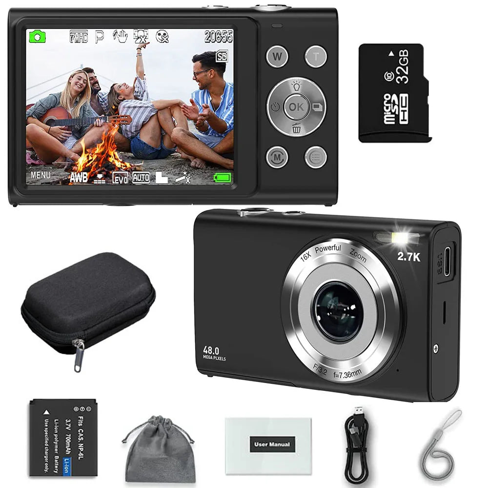 4K Autofocus Digital Vlogging Camera (48MP)