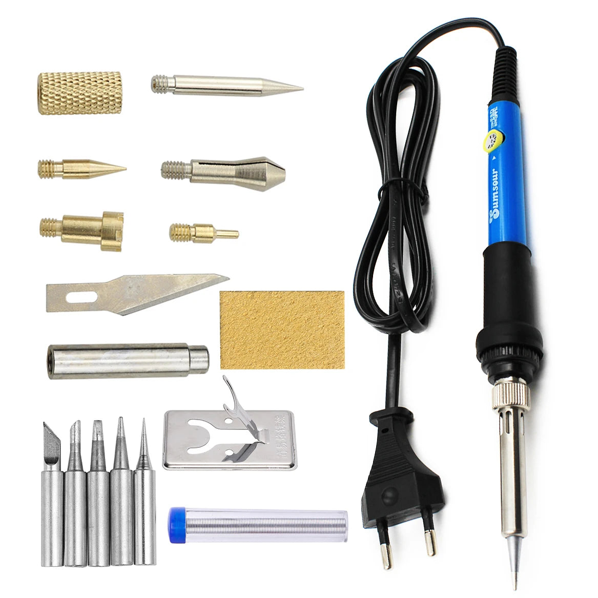 7-in-1 Wood Burning Kit – Adjustable Pyrography &amp; Carving Tool Set (60W/80W)