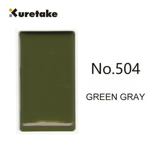 Kuretake GANSAI TAMBI Solid Watercolor Set (Nuance Colors)