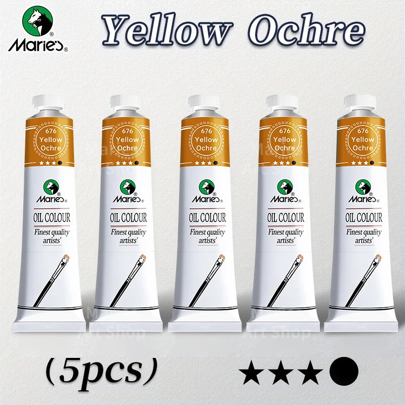 Marie’s Professional Oil Paint Set (5 × 50ml)