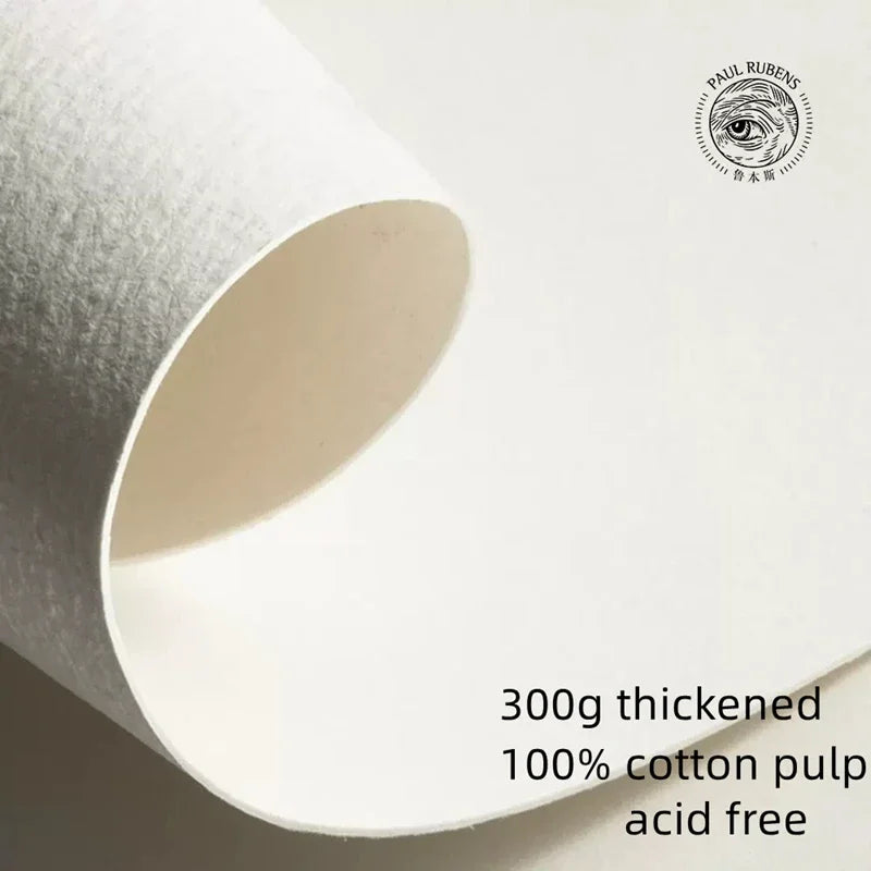 Paul Rubens Watercolor Sketchbook – 100% Cotton, 300gsm, 20 Sheets