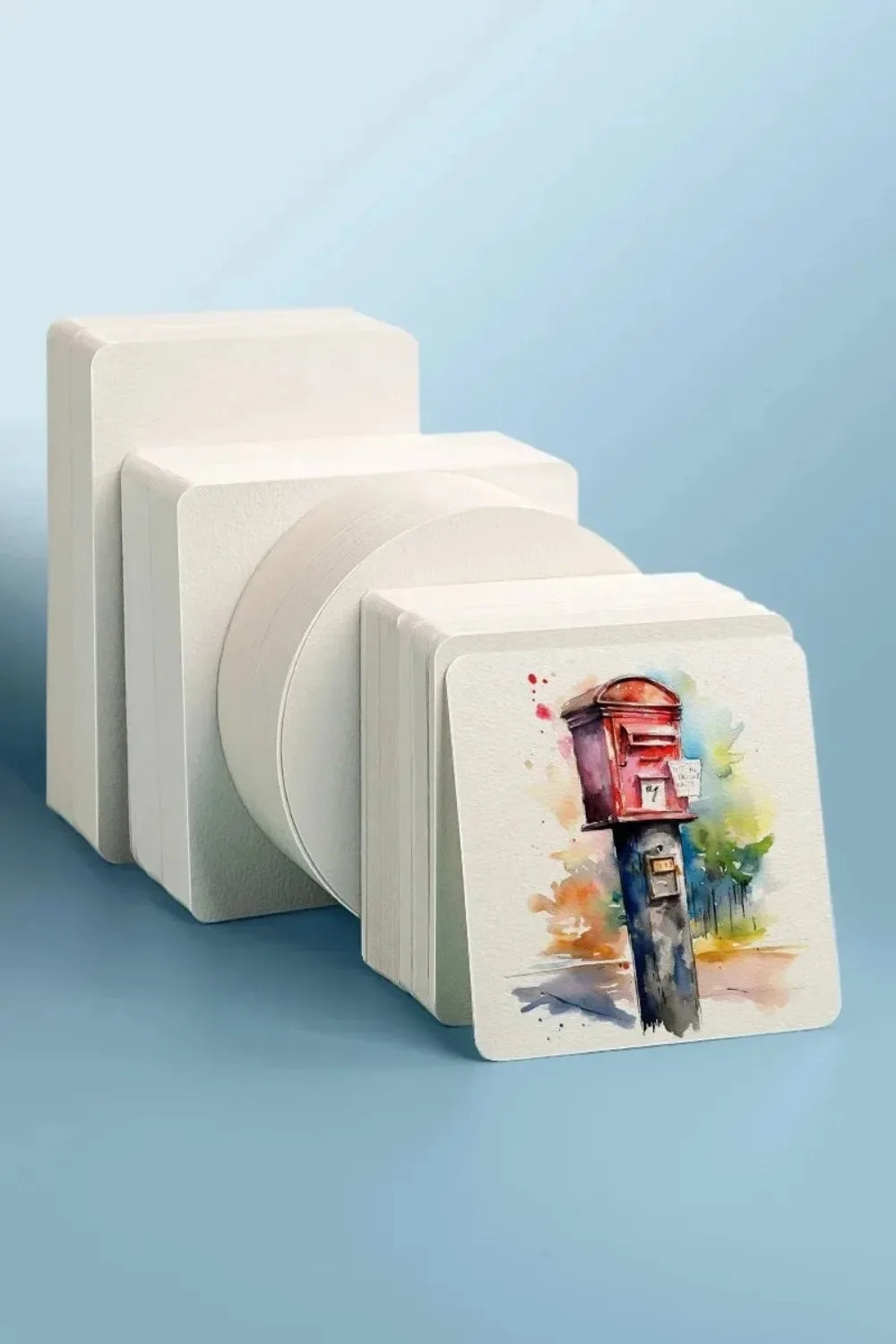 50pcs Blank Watercolor Paper Cards