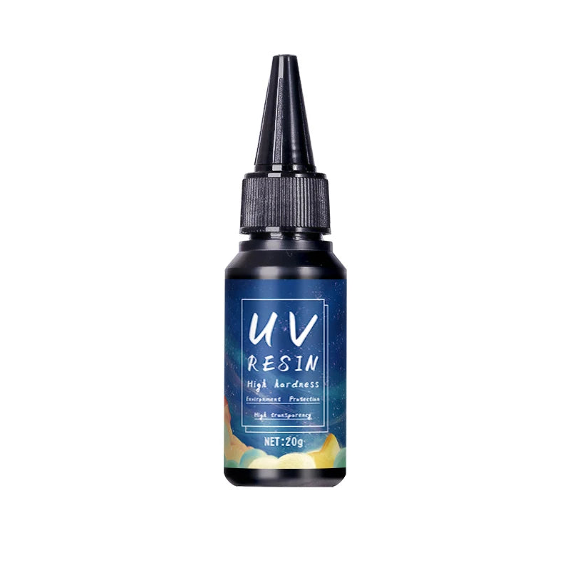 UV Resin Glue – High Transparency, Fast Curing, DIY Jewelry Epoxy