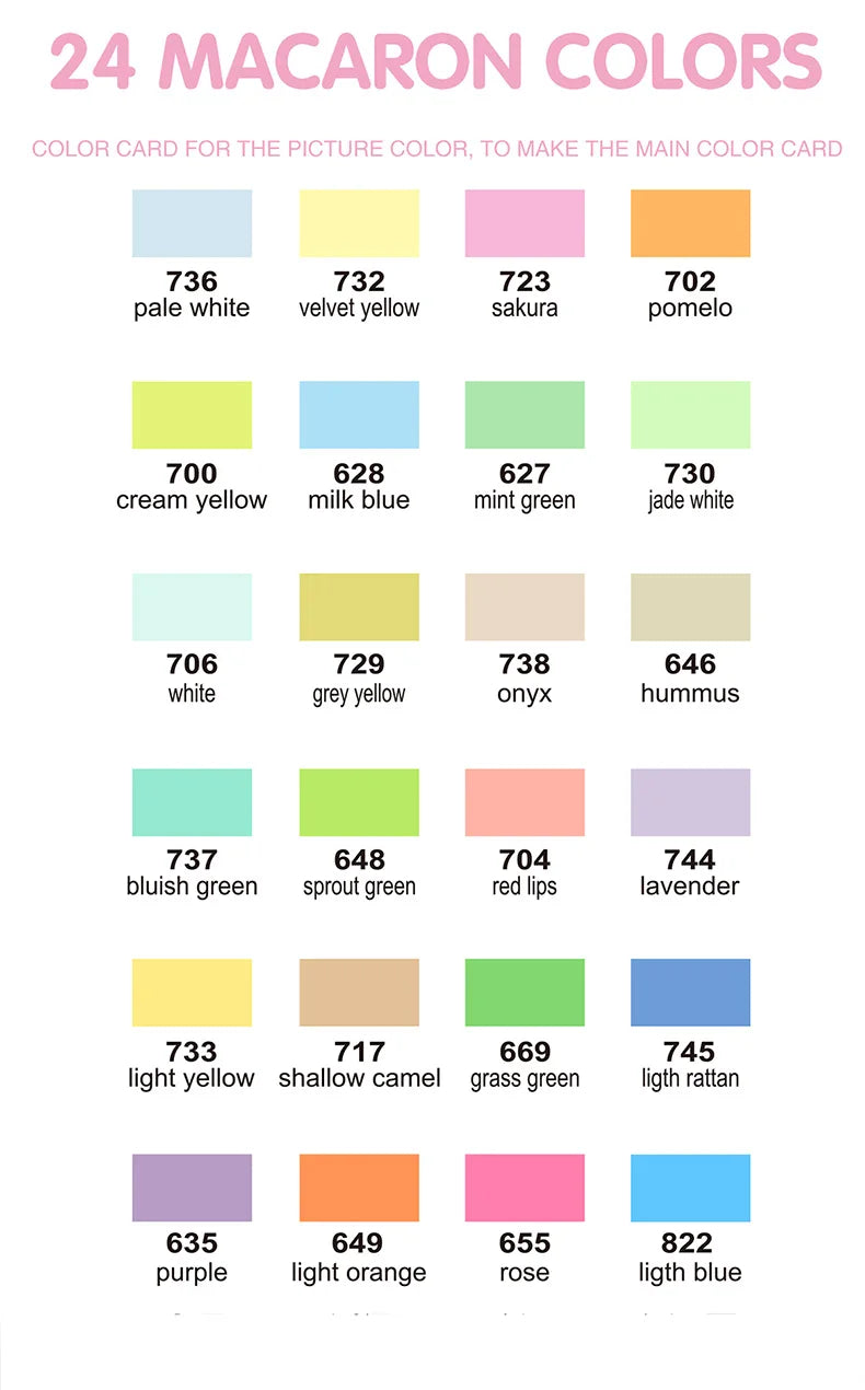 GuangNa Acrylic Paint Markers 12-72 Colors Set