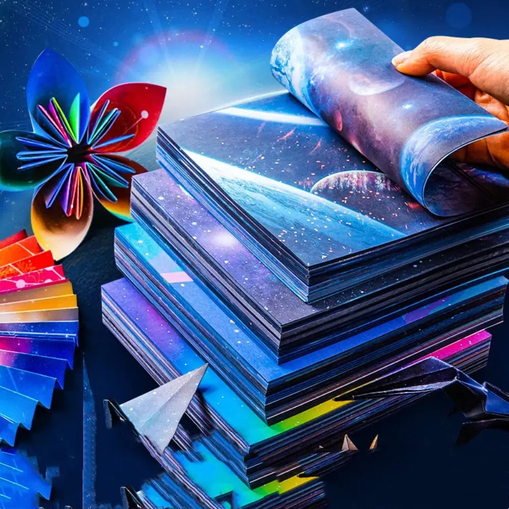 Square Star Sky Constellations Origami Paper – Double-sided