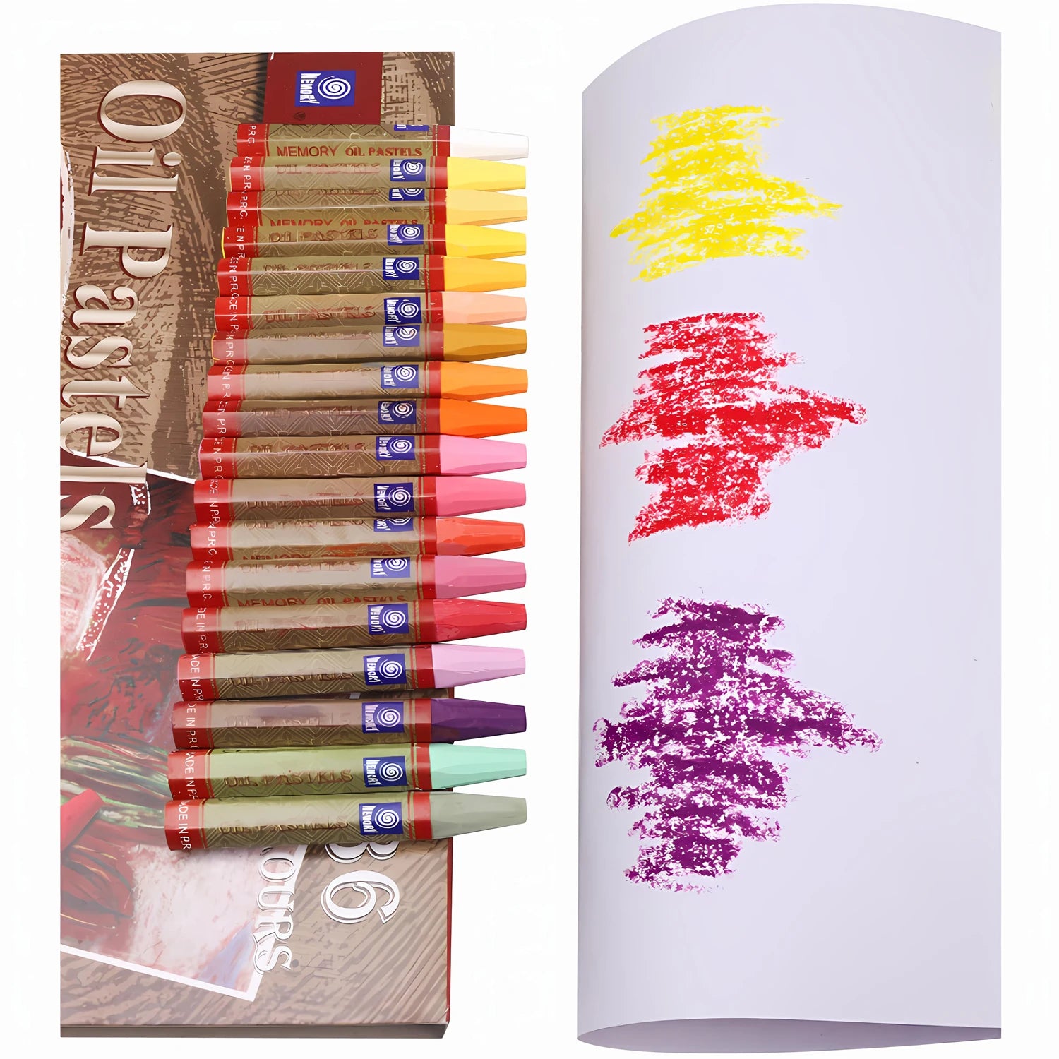 Soft Oil Pastel Set (12–36 Colors)