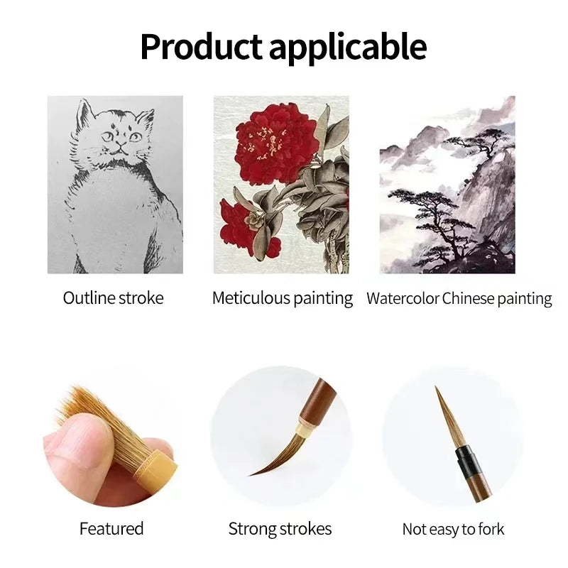 Chinese Painting &amp; Calligraphy Set – Brushes, Rice Paper, Felt &amp; More