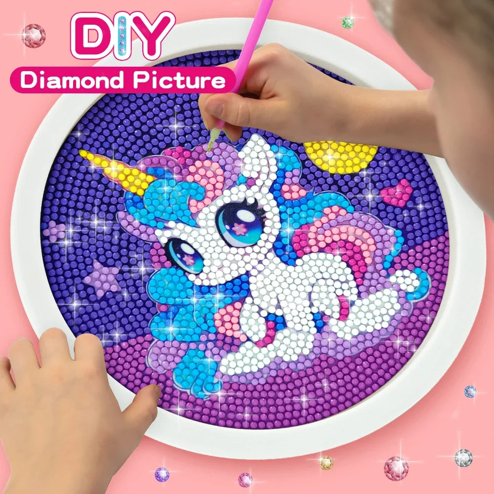 Cute Unicorn 5D Diamond Painting Kit – Beginner Set