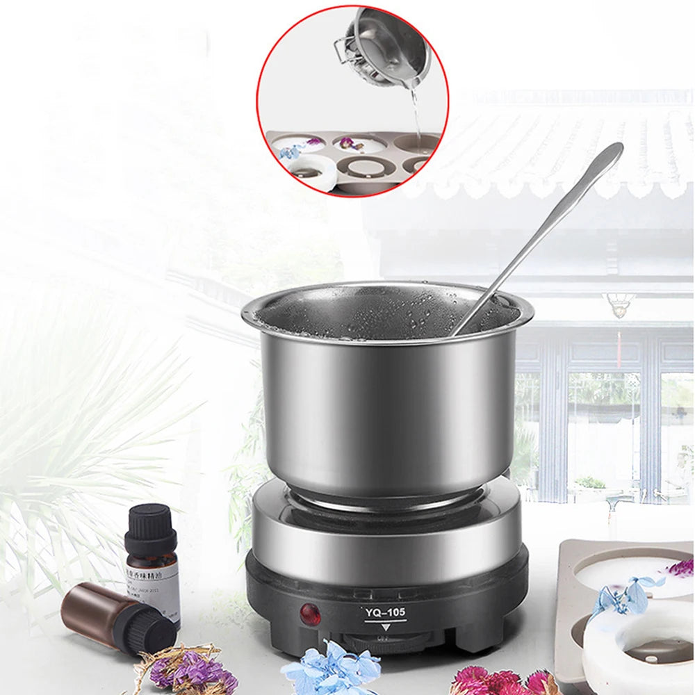 DIY Candle Making Kit with Pouring Pot & Hot Plate