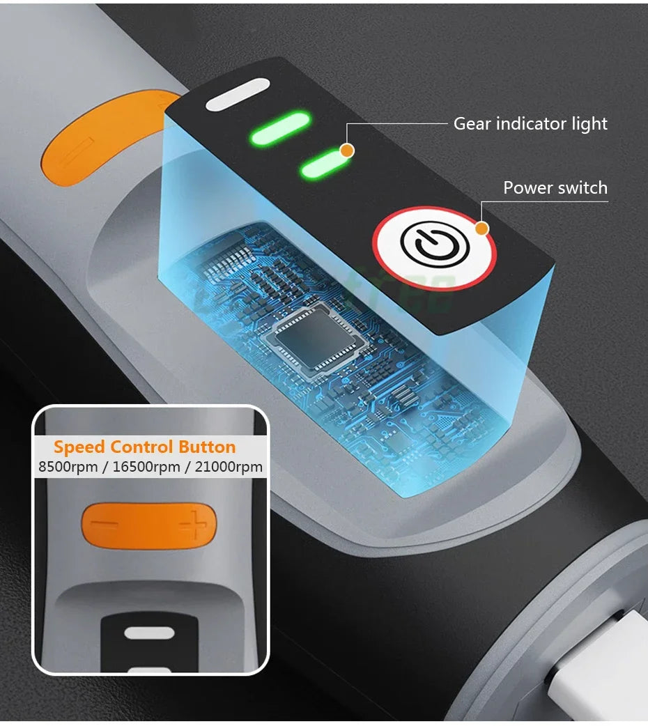 JANGKLIFE Cordless Mini Rotary Tool with accessories