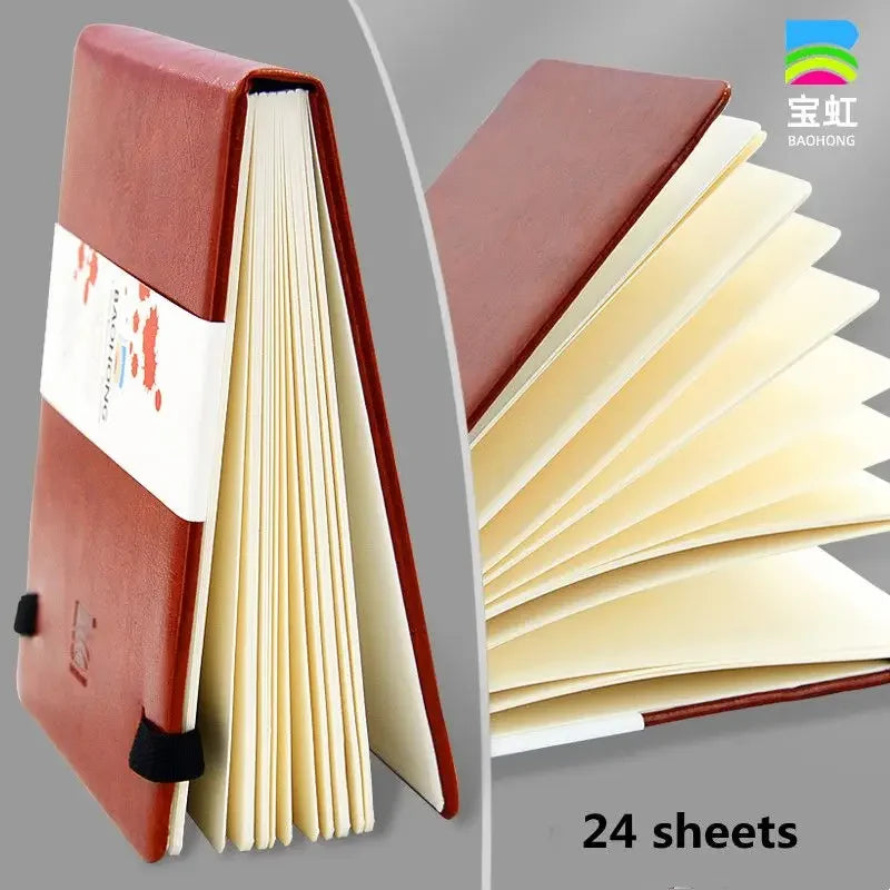 Baohong PU Watercolor Sketchbook – 100% Cotton, 300gsm