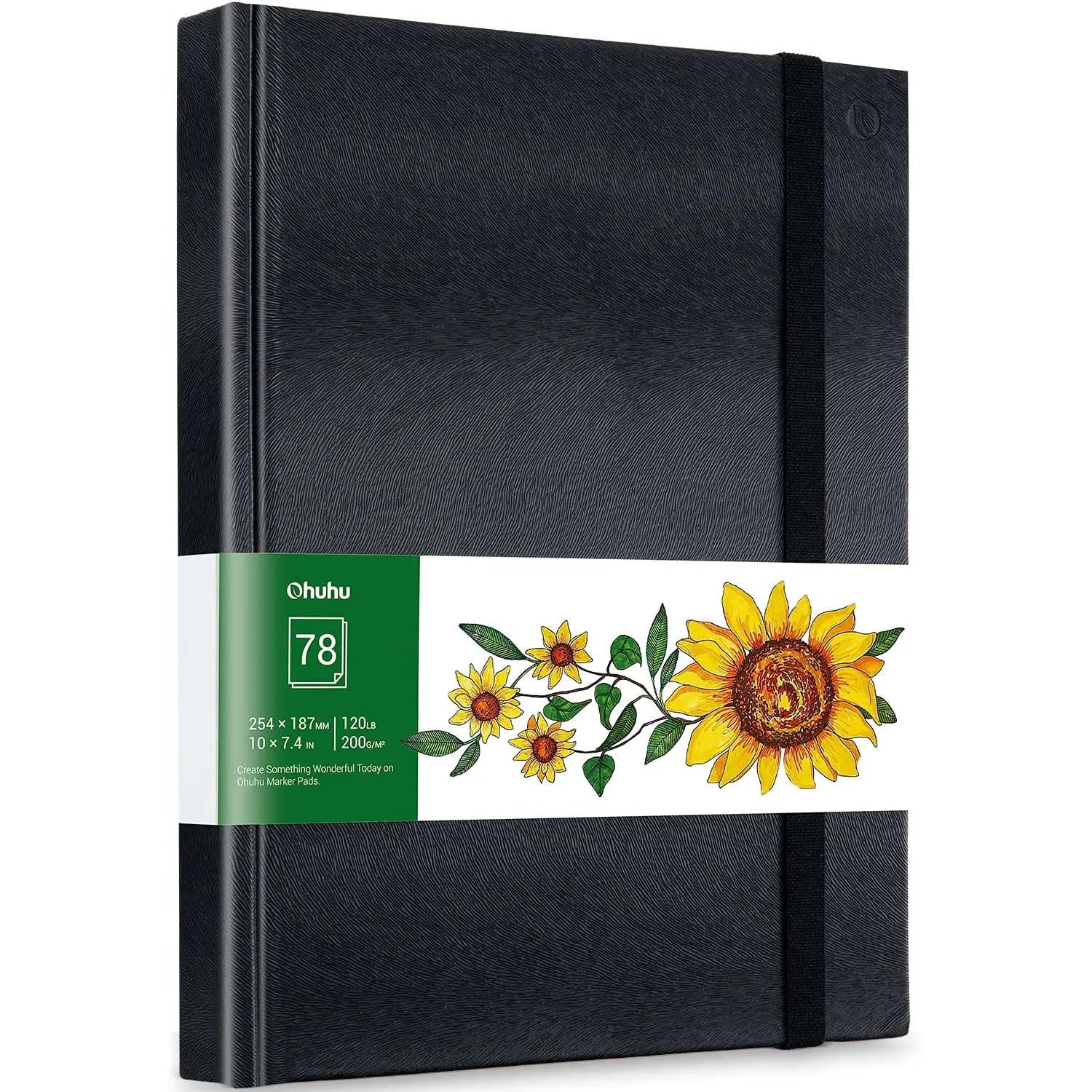 Ohuhu Marker Pad Sketchbook – Hardcover Drawing &amp; Painting Notebook
