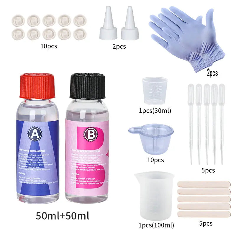 Crystal Clear 1:1 Epoxy Resin Kit for Art &amp; Jewelry