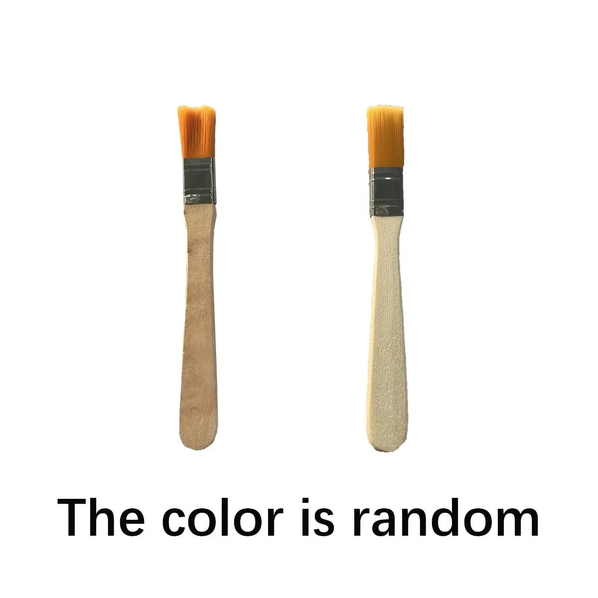 24/48/72pcs Nylon Paint Brush Set – Short Handle Art & Cleaning Brushes