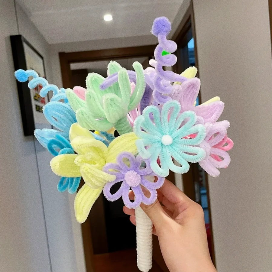500/600pcs Chenille Stem Pipe Cleaners – 12 Inch