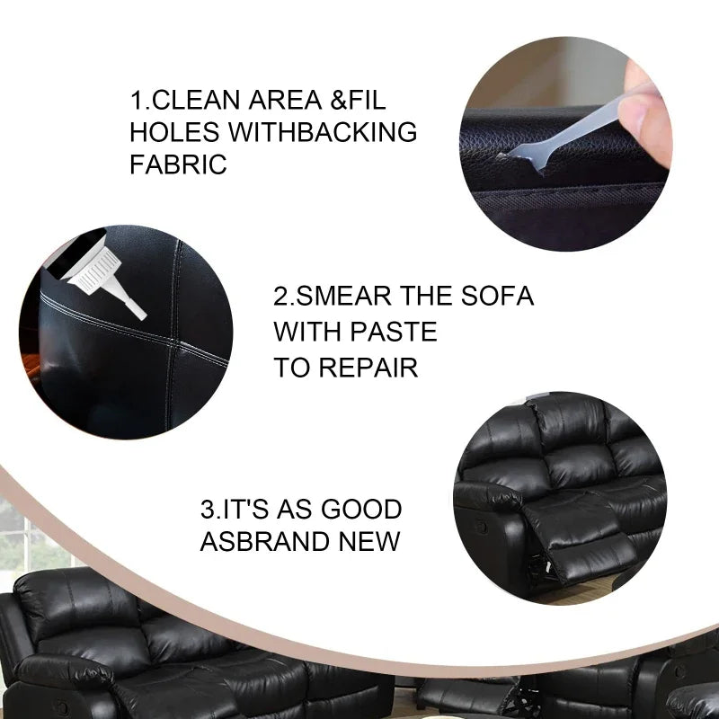 20ml Leather Repair Gel – Scratch &amp; Crack Fix for Sofa, Car Seats, Accessories