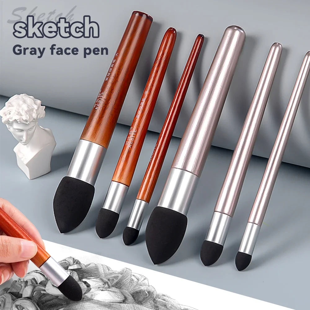 Washable Sketch Blending Sponge Brush Pen