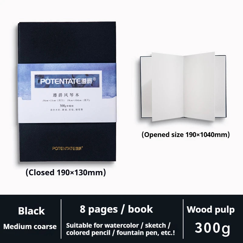 POTENTATE 100% Cotton Watercolor Paper Pad