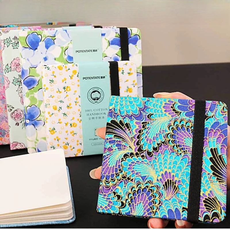 POTENTATE Square Watercolor Book – 12x12cm, 300gsm, 24 Sheets