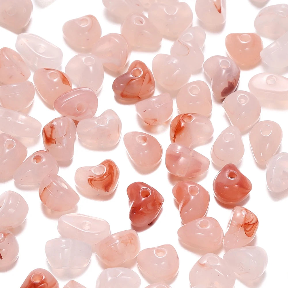 50/100pcs 5-8mm Irregular Acrylic Stone Beads