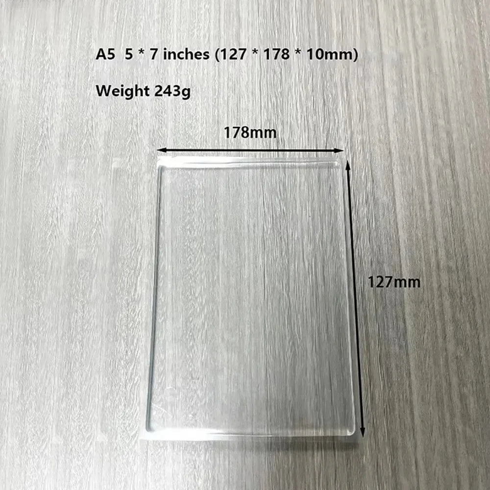 Transparent Gel Printing Plate – Reusable Silicone Monoprinting Plate