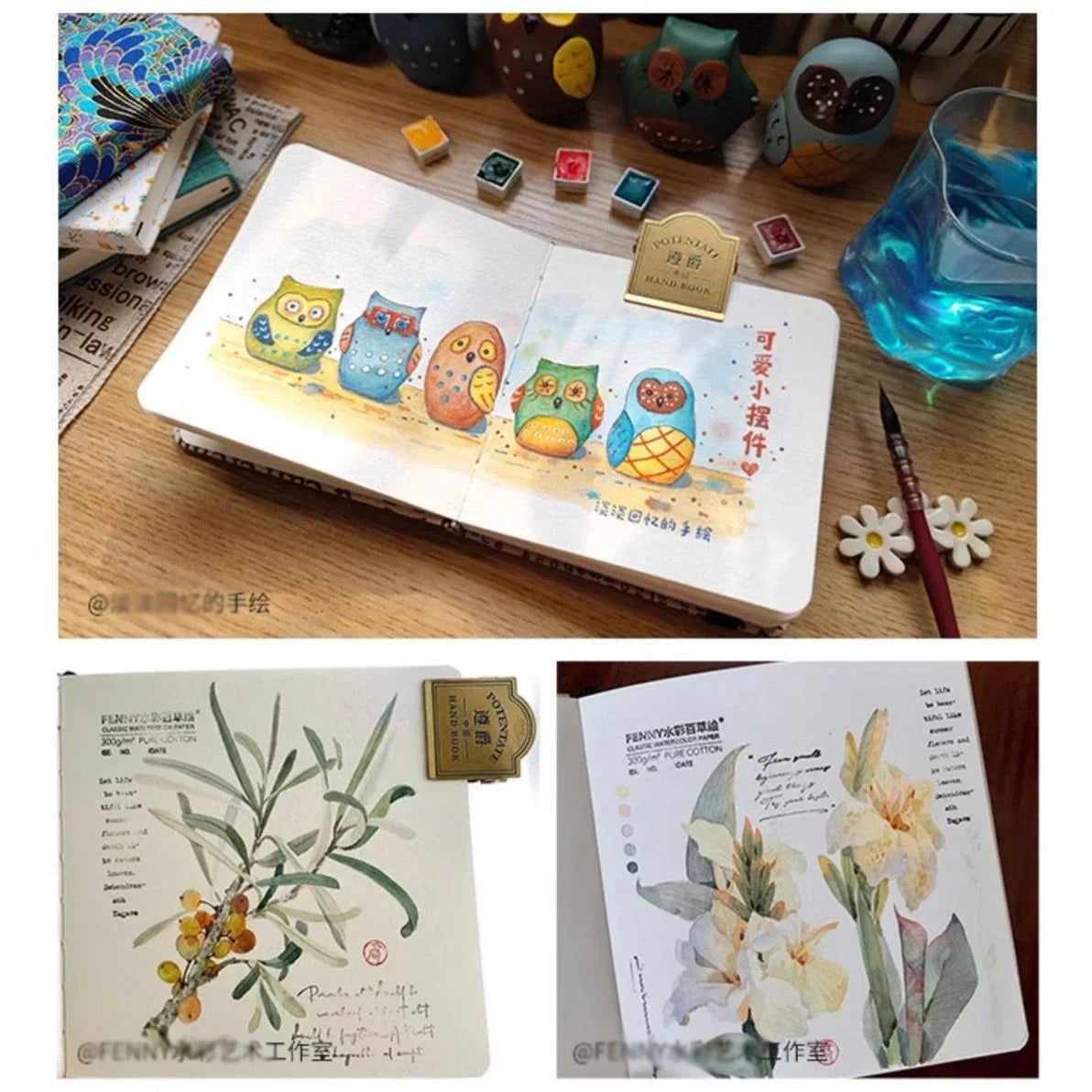 POTENTATE 100% Cotton Watercolor Paper Pad