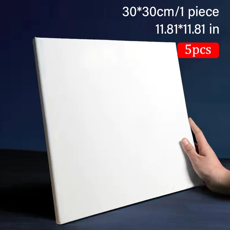 5-Piece Square Canvas Boards Set