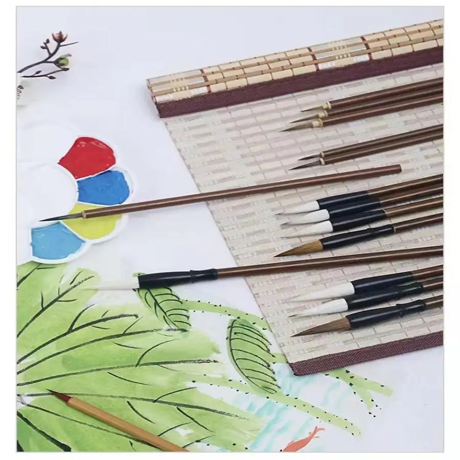 Chinese Painting &amp; Calligraphy Set – Brushes, Rice Paper, Felt &amp; More