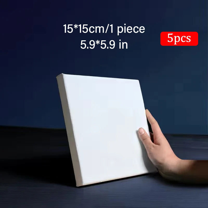 5-Piece Square Canvas Boards Set