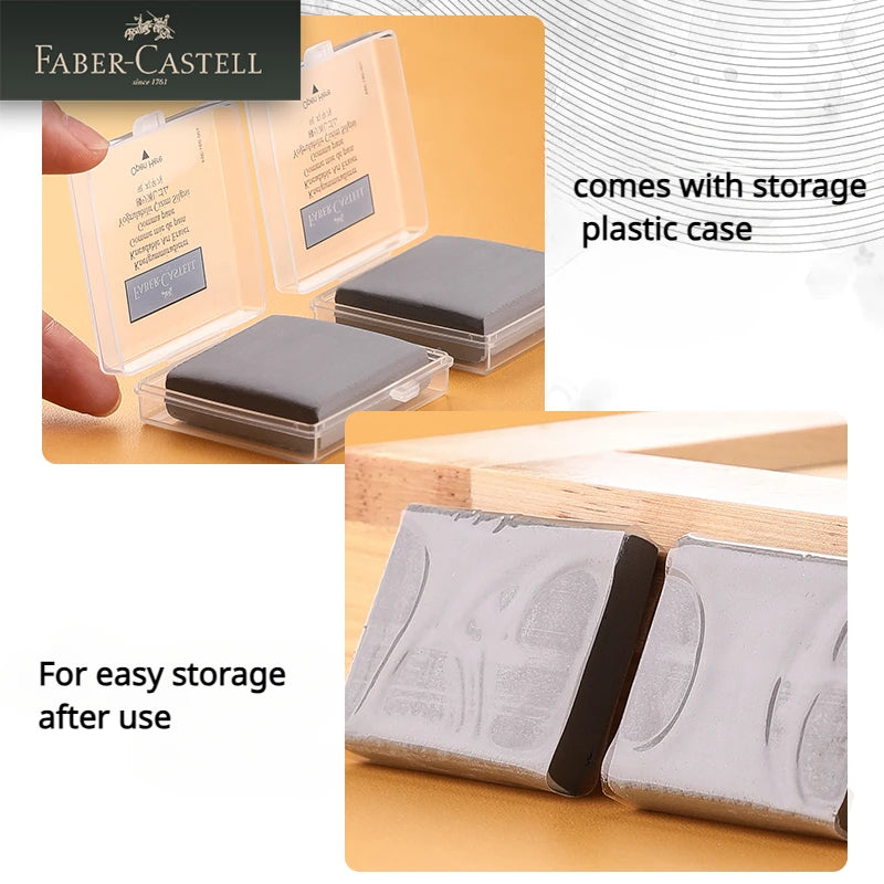 Faber-Castell Kneaded Eraser – Gray, in Storage Box