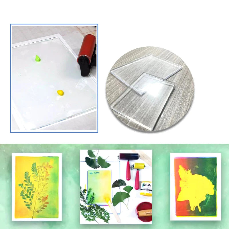 Gel Press Monoprinting Plate – 1PC for Scrapbooking &amp; Card Making