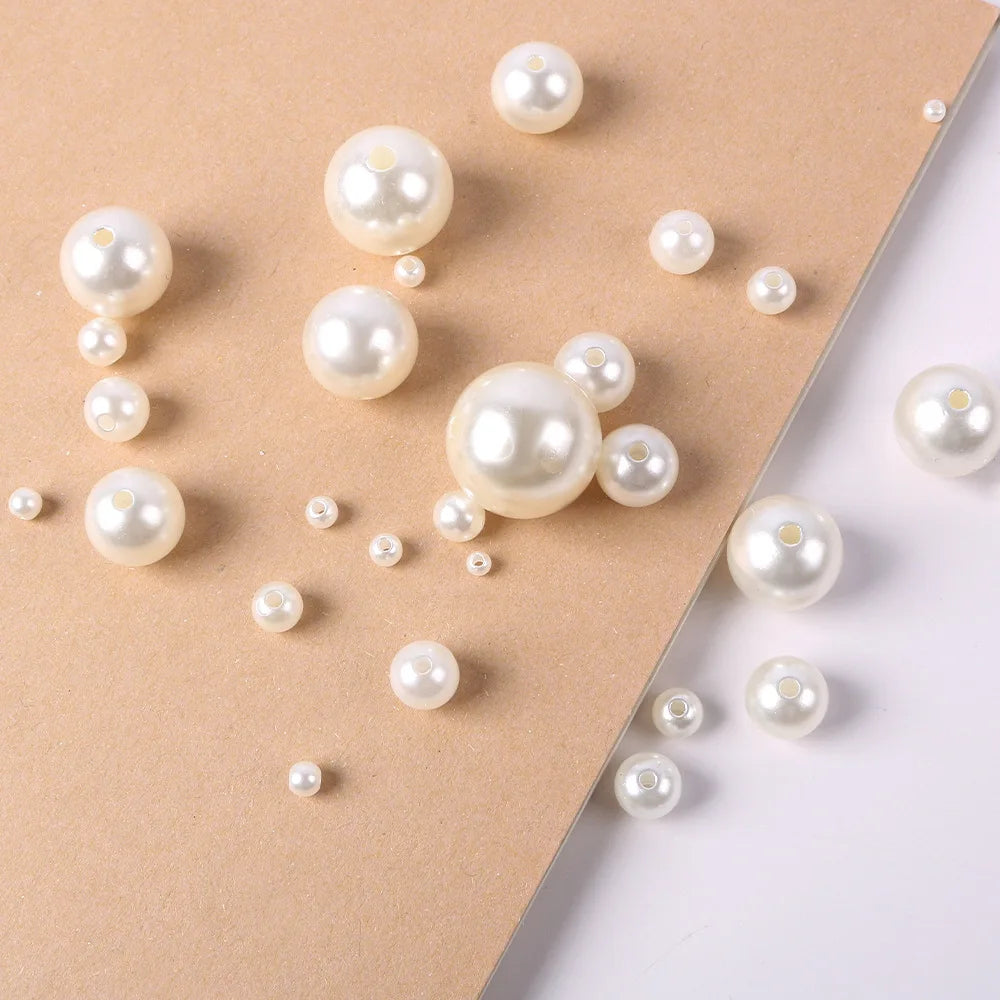 500pcs Imitation Pearl Beads – 3/4/6/8/10mm